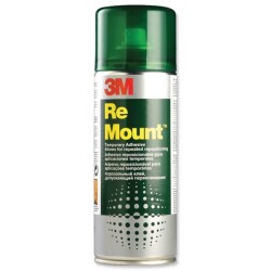 3M Re Mount Sprey Yapıştırıcı Yapıştırılıp Çıkarılmak İstenilen Malzemeler için 400 ml. - 1