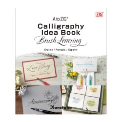 A to Zig Calligraphy Brush Lettering Fude Pens Kaligrafi Eğitim Kitapçığı - 1