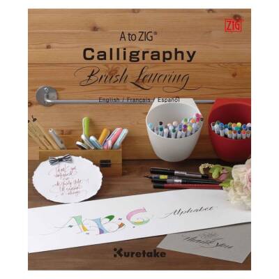 A to Zig Calligraphy Brush Lettering Kaligrafi Eğitim Kitapçığı - 1
