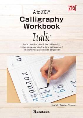 A to Zig Calligraphy Workbook Italic Kaligrafi Çalışma Kitapçığı - 1