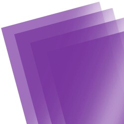 A4 PVC Asetat 160 Micron Şeffaf Mor - 1