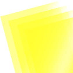 A4 PVC Asetat 160 Micron Şeffaf Sarı - 1