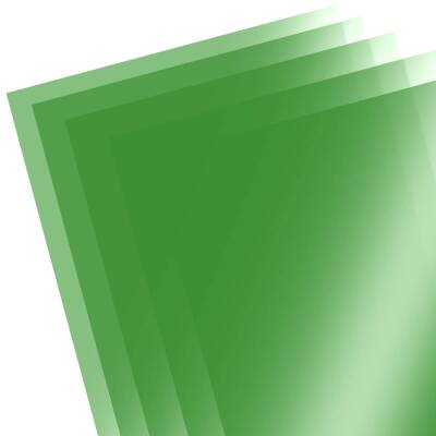 A4 PVC Asetat 160 Micron Şeffaf Yeşil - 1