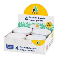 Adel Parmak Boyası 4 Renk x 45 ml - 1