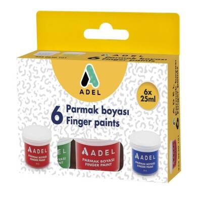 Adel Parmak Boyası 6 Renk x 25 ml - 1