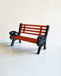 Ahşap Oturma Bankı 1/100 3 Adet - Eshel