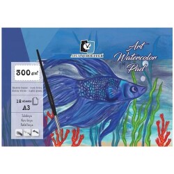 Alex Schoeller Art Watercolour Pad A3 Suluboya Blok 300 gr 12 yp - 1