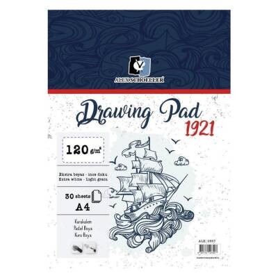 Alex Schoeller Drawing Pad A4 120 gr 30 yp - 1