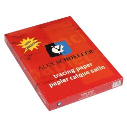 Alex Schoeller Eskiz Kağıdı 50/55 gr. 35x50 cm. 500'lü Paket - 1
