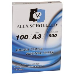 Alex Schoeller Gramajlı Fotokopi Kağıdı 100 gr. A3 500'lü Paket - 1