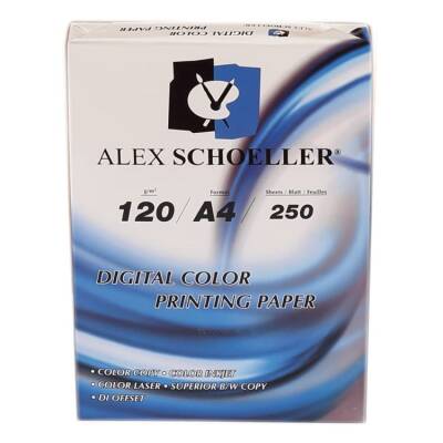 Alex Schoeller Gramajlı Fotokopi Kağıdı 120 gr. A4 250'li Paket - 1