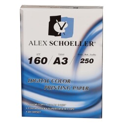 Alex Schoeller Gramajlı Fotokopi Kağıdı 160 gr. A3 250'li Paket - 1