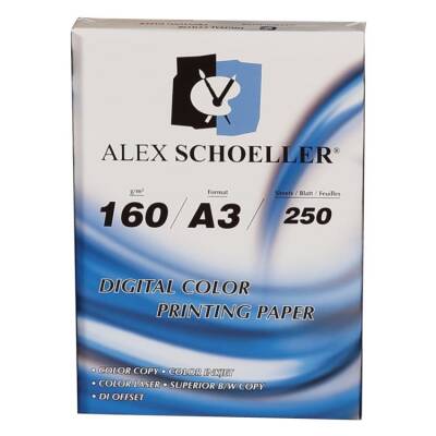 Alex Schoeller Gramajlı Fotokopi Kağıdı 160 gr. A3 250'li Paket - 1