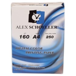 Alex Schoeller Gramajlı Fotokopi Kağıdı 160 gr. A4 250'li Paket - 1