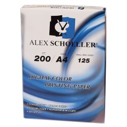 Alex Schoeller Gramajlı Fotokopi Kağıdı 200 gr. A4 125'li Paket - 1