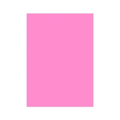 Alex Schoeller Kolej Fon Kartonu 160 gr. 50x70 cm. 100'lü Paket Fosforlu Pembe - 1
