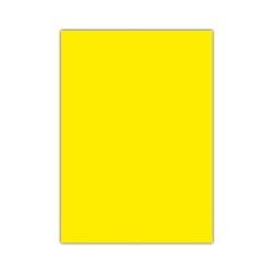 Alex Schoeller Kolej Fon Kartonu 160 gr. 50x70 cm. 100'lü Paket Fosforlu Sarı - 1