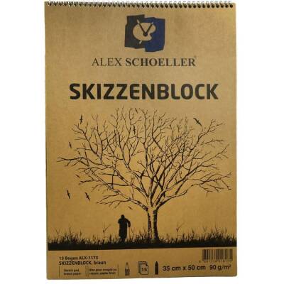 Alex Schoeller Kraft Resim Defteri 35x50 cm 15 yp. - 1