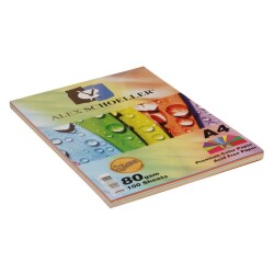 Alex Schoeller Renkli Fotokopi Kağıdı A4 KARIŞIK 10 RENK 100'lü Paket - 1