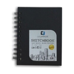 Alex Schoeller Sert Kapak Spiralli Sketchbook A5 100 gr. 60 yp. - 1
