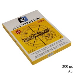 Alex Schoeller Teknik Resim Kağıdı 200 gr. A3 100'lü Paket - 1