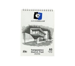 Alex Schoeller Transparency Sketch Pad Eskiz Bloğu 50/55 gr. A5 - Alex Schoeller