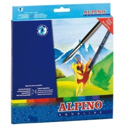 Alpino Aqualine Suluboya Kalemi 24 Renk - 1