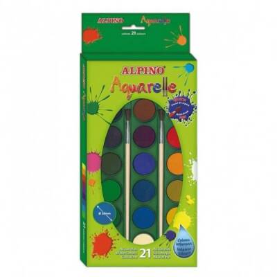 Alpino Aquarelle Sulu Boya 21 Renk - 1