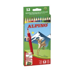 Alpino Uzun Kuru Boya 12 Renk - 1