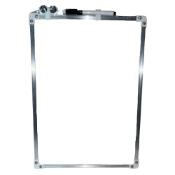 Alüminyum Çerçeveli Beyaz Yazı Tahtası 35x50 cm Mıknatıslı ve Kalemli - 1