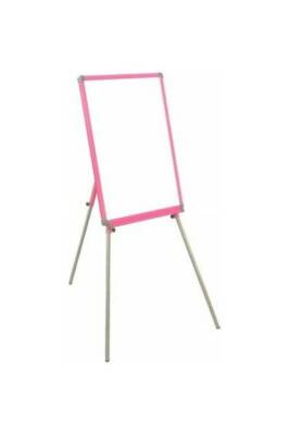 Ant Teleskopik Ayaklı Yazı Tahtası 50x70 cm Pembe Çerçeveli - 1