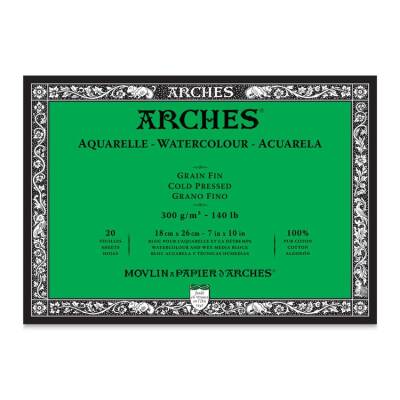 Arches Suluboya Blok Cold Press Natural White 300 gr 18x26 cm 20 Sayfa - 1