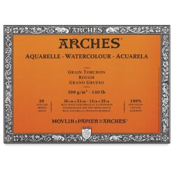 Arches Suluboya Blok Rough Natural White 300 gr 36x51 cm 20 Sayfa - 1