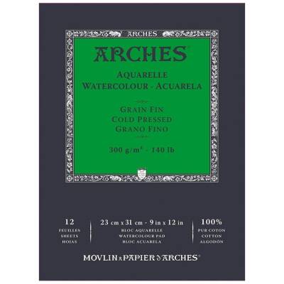 Arches Suluboya Defteri Cold Press Natural White 300 gr 23x31 cm 12 Sayfa - 1