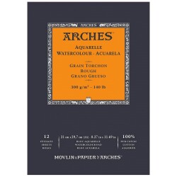 Arches Suluboya Defteri Rough Natural White 300 gr A4 12 Sayfa - 1