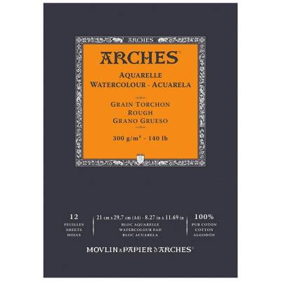 Arches Suluboya Defteri Rough Natural White 300 gr A4 12 Sayfa - 1