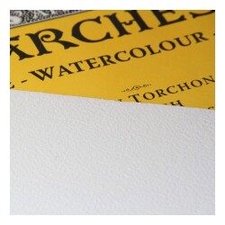 Arches Suluboya Kağıdı Rough Bright White 300 gr 56x76 cm Tabaka 10'lu Paket - 1