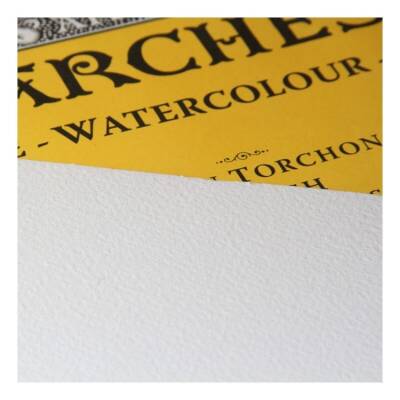 Arches Suluboya Kağıdı Rough Bright White 300 gr 56x76 cm Tabaka 10'lu Paket - 1