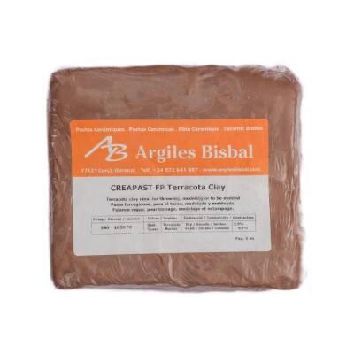 Argiles Bisbal Creapast FP Terracotta Clay 5 kg Model Kili - 1