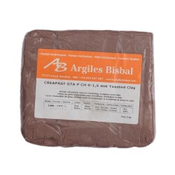 Argiles Bisbal Creapast GTA P CH 0-1,5 mm Toasted Clay Terra Cotta 5 kg Model Kili - 1