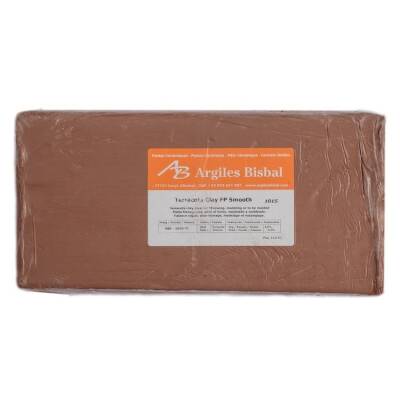 Argiles Bisbal FP Smooth Terracotta Clay 12,5 kg Model Kili - 1