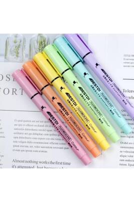 Art Professional Fosforlu Kalem 6'lı Pastel Renkler - 2