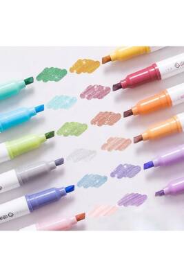 Art Professional Shiny Pen Soft Metalik İşaretleme Kalemi 12 Renk - 2
