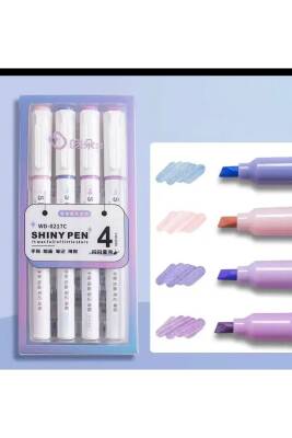 Art Professional Shiny Pen Soft Metalik İşaretleme Kalemi 12 Renk - 3