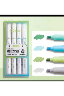 Art Professional Shiny Pen Soft Metalik İşaretleme Kalemi 12 Renk - 5