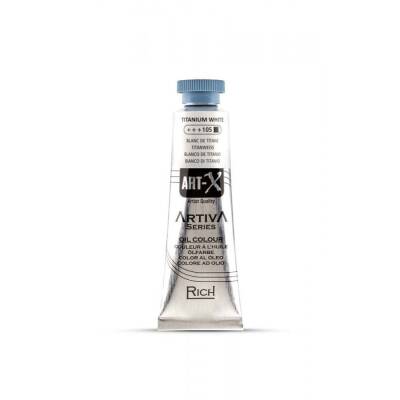 Art-X Artiva Yağlı Boya 37 ml 105 Titanium White - 1
