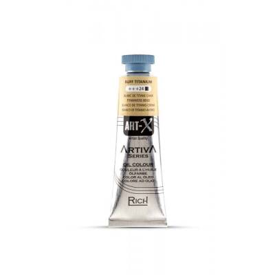 Art-X Artiva Yağlı Boya 37 ml 24 Buff Titanium - 1