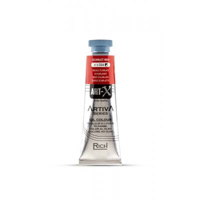 Art-X Artiva Yağlı Boya 37 ml 334 Scarlet Red - 1