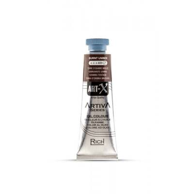 Art-X Artiva Yağlı Boya 37 ml 409 Burnt Umber - 1