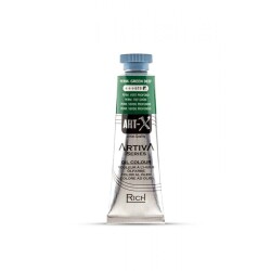 Art-X Artiva Yağlı Boya 37 ml 619 Permanent Green Deep - 1